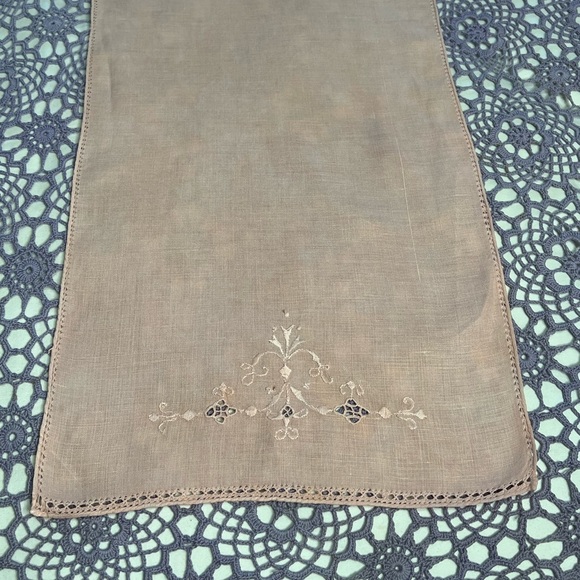 Vintage Upcycled Set Of 5 Linen Tea Towels - Picture 12 of 16